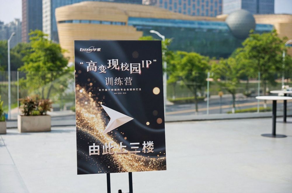 训练营场地指引牌